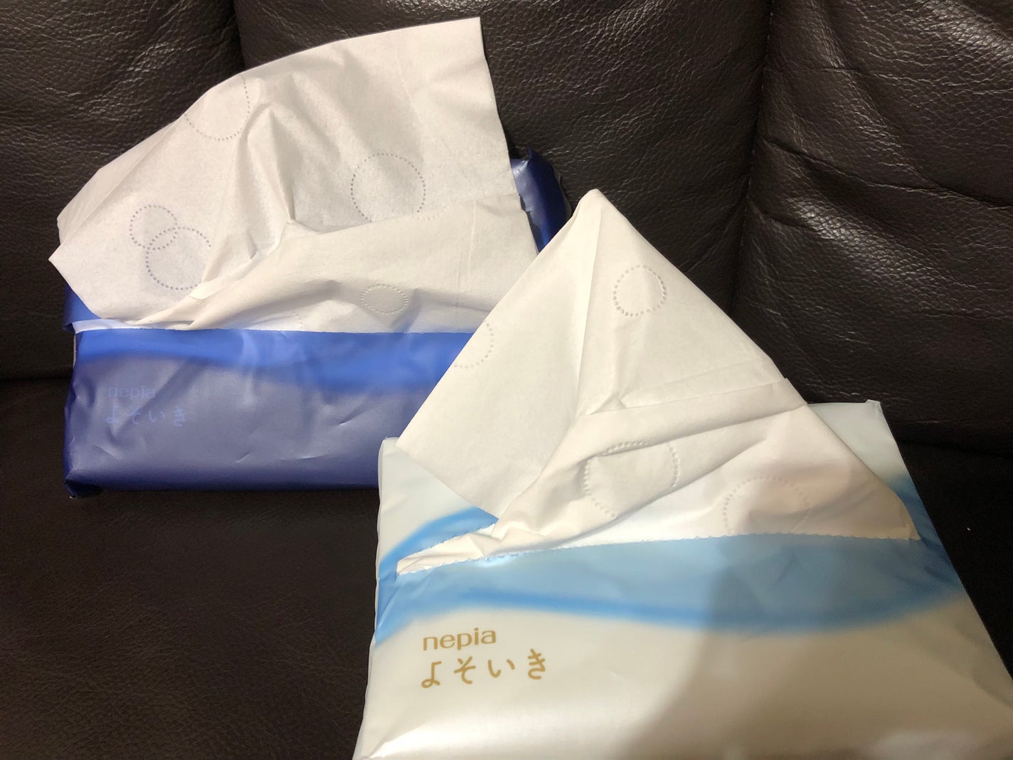 よそいき保湿ティシュ/ネピア/ティッシュを使ったクチコミ(4枚目)