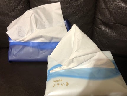 よそいき保湿ティシュ/ネピア/ティッシュを使ったクチコミ(4枚目)