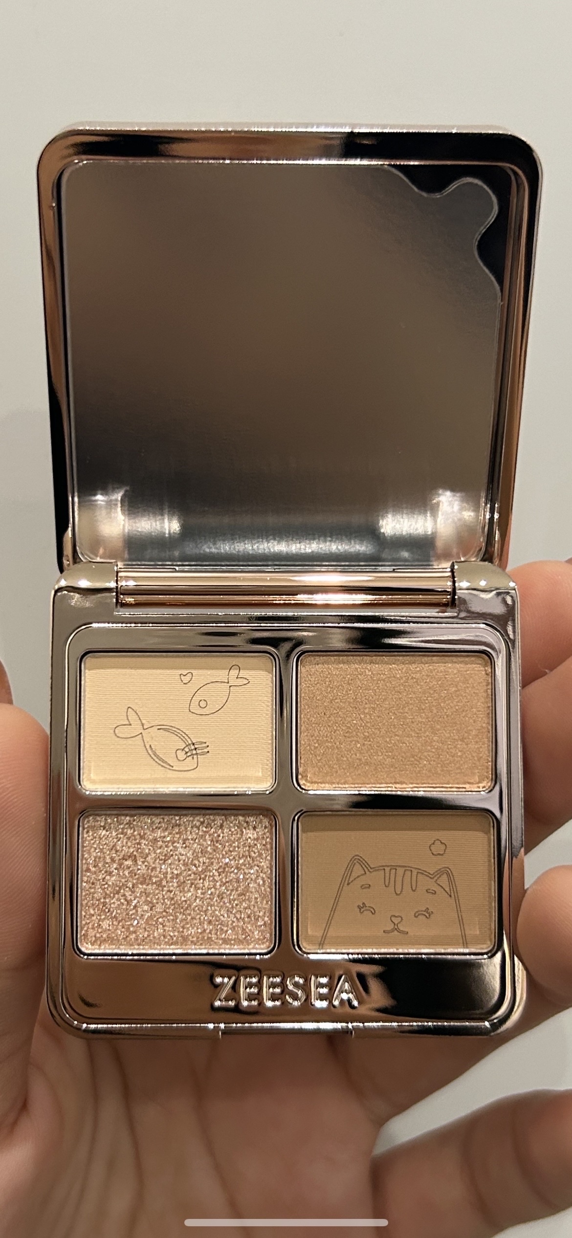アニマルアイシャドウ(4シェード)/ZEESEA/アイシャドウパレットを使ったクチコミ（2枚目）