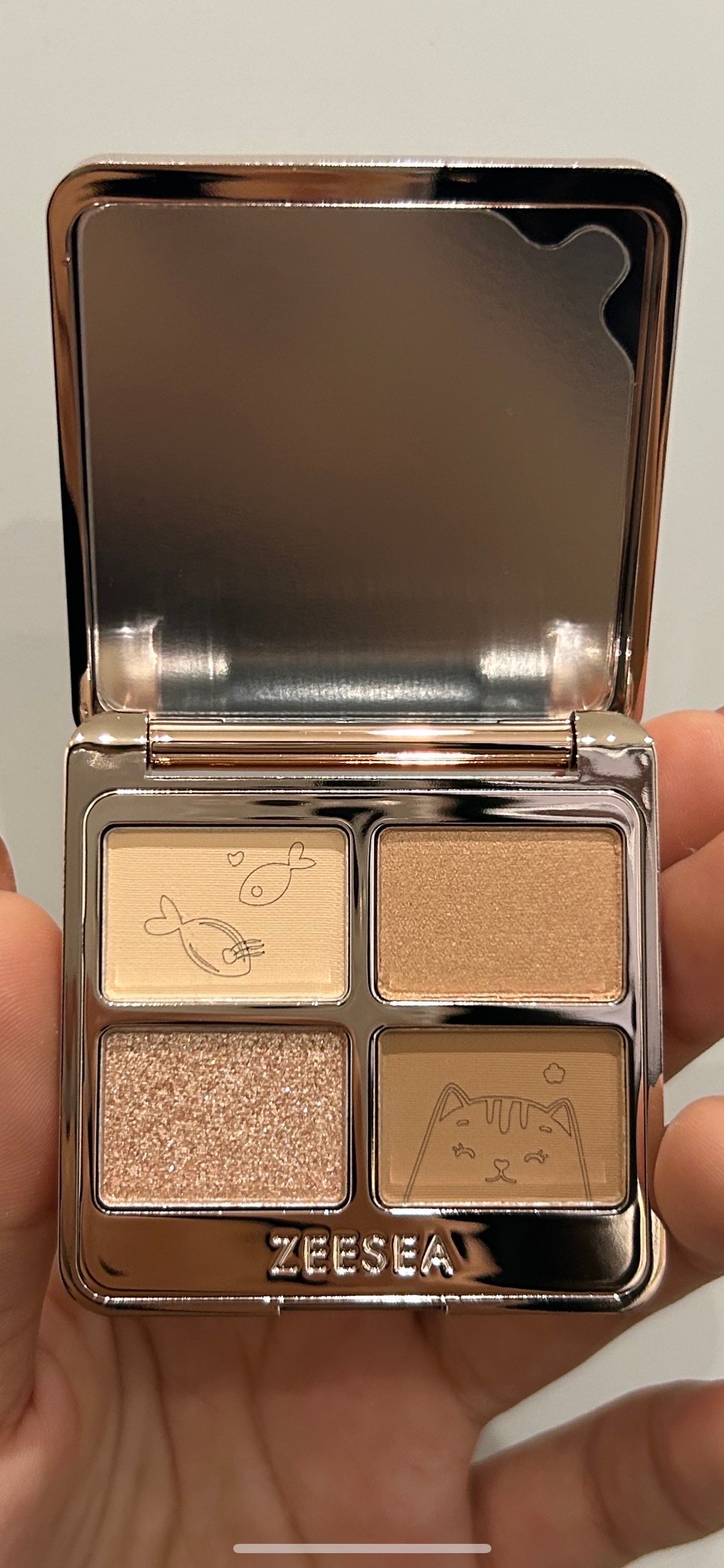 アニマルアイシャドウ(4シェード)/ZEESEA/アイシャドウパレットを使ったクチコミ(2枚目)