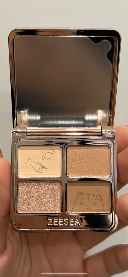 アニマルアイシャドウ(4シェード)/ZEESEA/アイシャドウパレットを使ったクチコミ(2枚目)