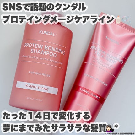 クンダル ダメージケア シャンプー/トリートメント/KUNDAL/市販シャンプーを使ったクチコミ(3枚目)