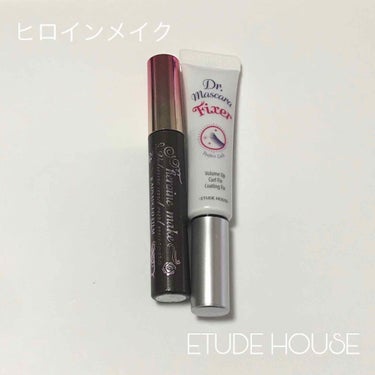 こんばんは！！

今日は私のお気に入りマスカラを紹介します( ¨̮ )

マスカラ下地→ETUDE HOUSE マスカラフィク           サーパーフェクトラッシュ
マスカラ→ヒロインメイク ボ