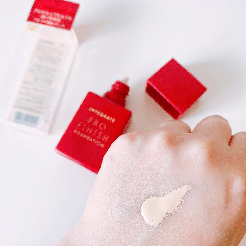 プロフィニッシュリキッド/インテグレート/リキッドファンデーションを使ったクチコミ(2枚目)