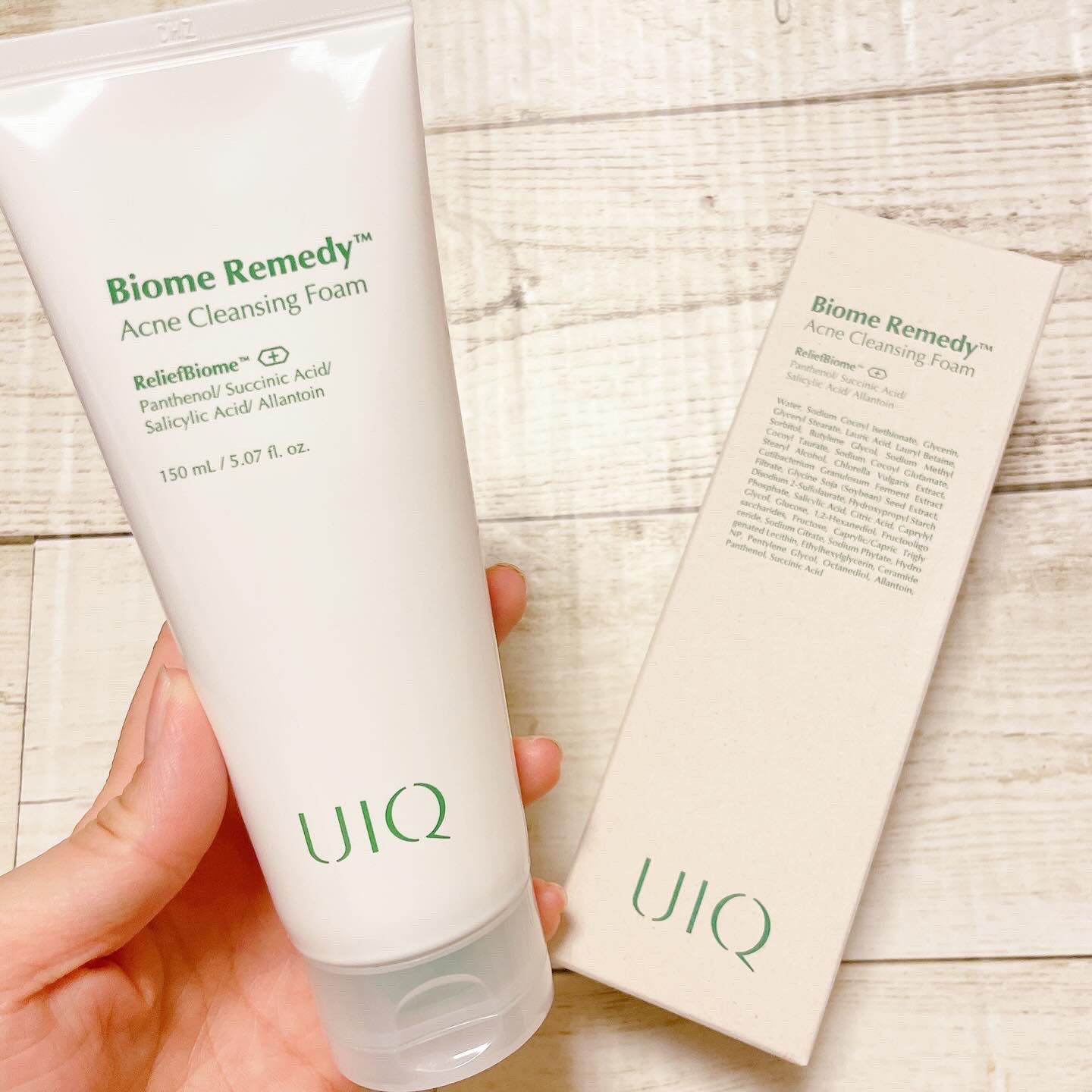 バイオームレメディアクネクレンジングフォーム/UIQ/洗顔フォームを使ったクチコミ（1枚目）