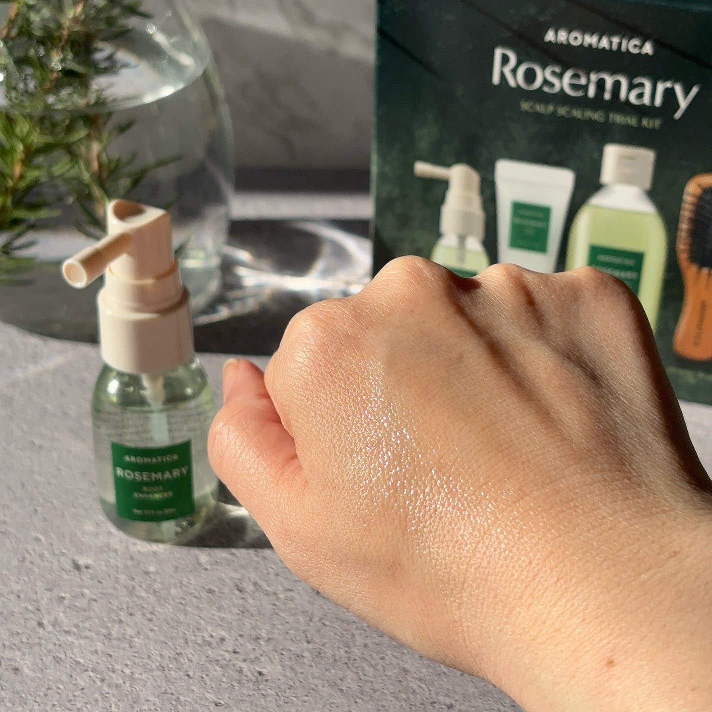 ローズマリー ヘア トライアルセット/AROMATICA/トライアルキットを使ったクチコミ(8枚目)