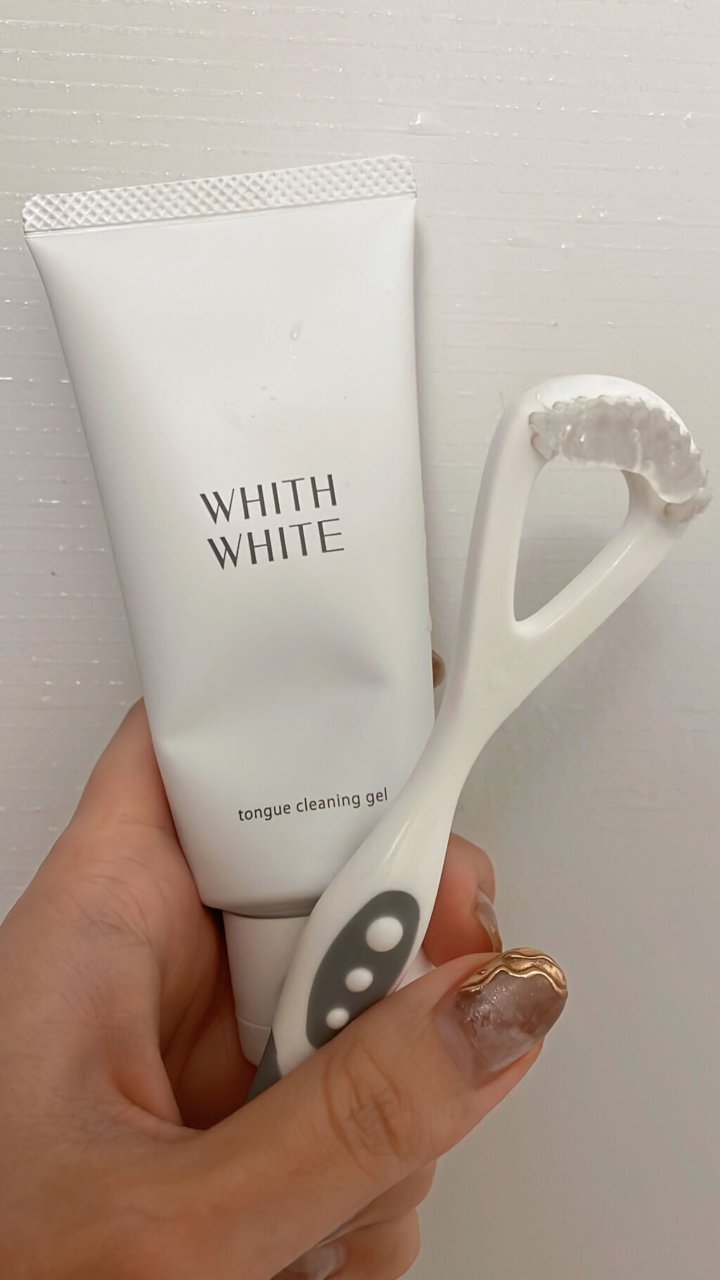 tongue cleansing gel/WHITH WHITE/その他オーラルケアを使ったクチコミ(1枚目)