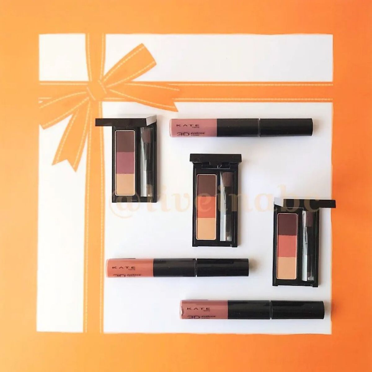 ケイト デザイニングアイブロウ3D/KATE/パウダーアイブロウを使ったクチコミ（1枚目）