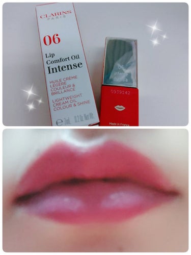 06 INTENSE FUCHSIAを購入しました。
塗り心地は、しっとりというよりペタペタして最初びっくりしましたが
時間が経っても乾燥を感じず唇荒れも起きませんでした。
発色はハッキリしたフューシャ