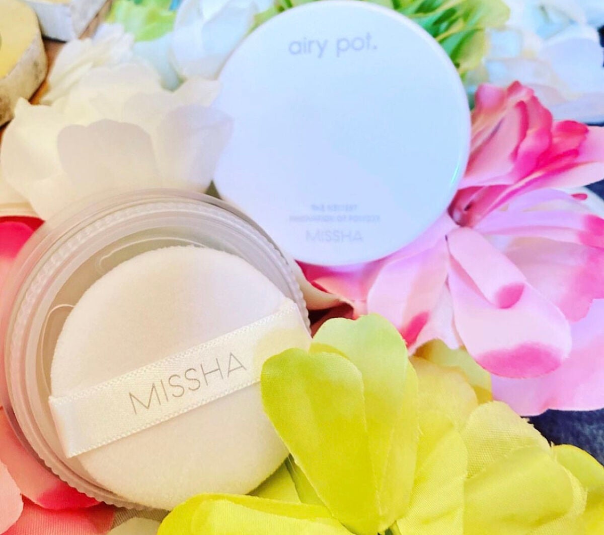 エアリーポットパウダー/MISSHA/ルースパウダーを使ったクチコミ(1枚目)
