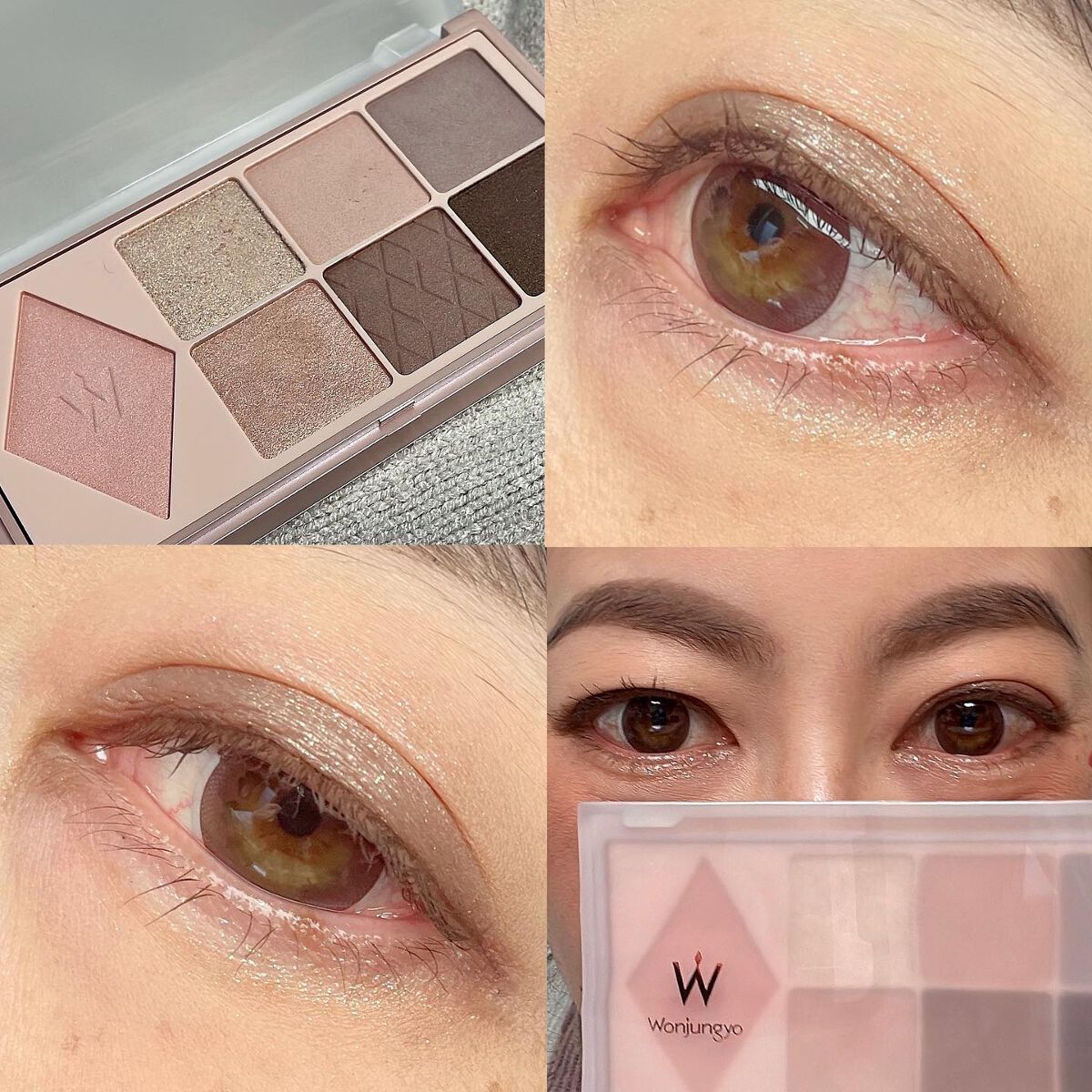 ウォンジョンヨ Ｗ デイリームードアップパレット /Wonjungyo/アイシャドウパレットを使ったクチコミ（1枚目）