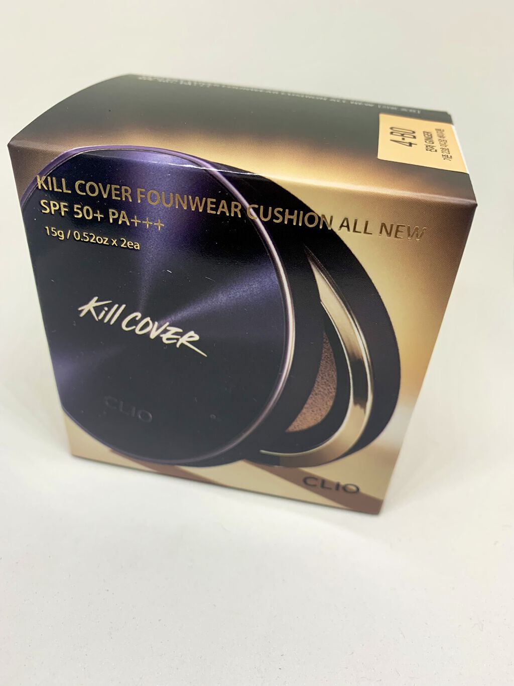 キル カバー ファンウェア クッション オールニュー 4 GINGER/CLIO/クッションファンデーションを使ったクチコミ（1枚目）