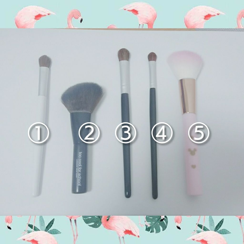 アイシャドウブラシセット/ロージーローザ/メイクブラシを使ったクチコミ(2枚目)