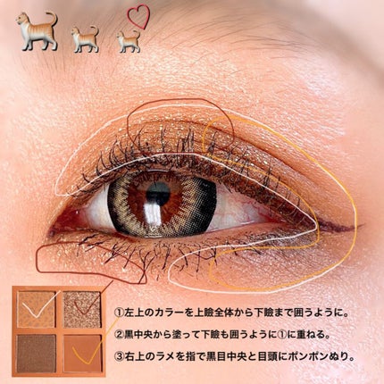 Venus Marble アイシャドウキャットシリーズ/Venus Marble/アイシャドウパレットを使ったクチコミ(7枚目)