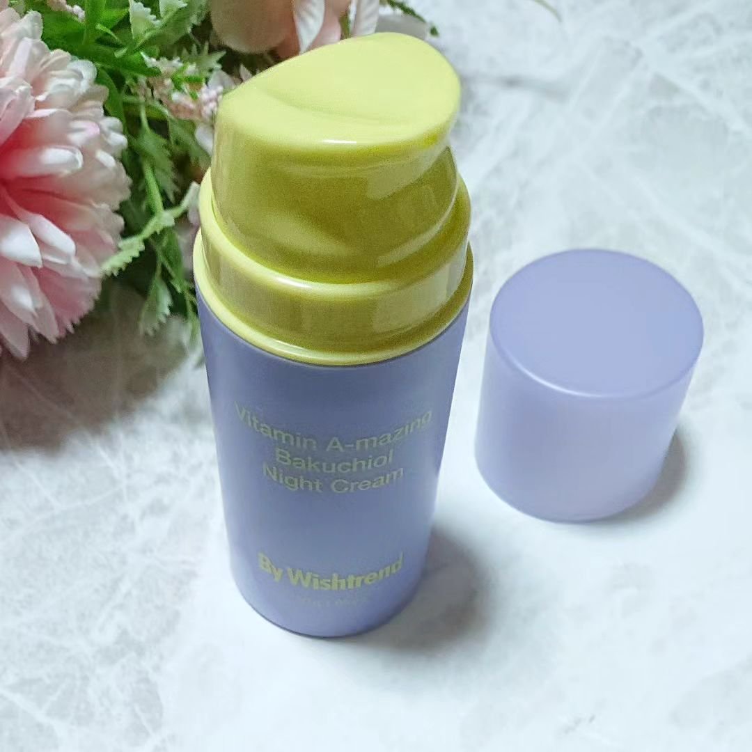 ビタミンA-mazingバクチオールナイトクリーム/By Wishtrend/フェイスクリームを使ったクチコミ（3枚目）