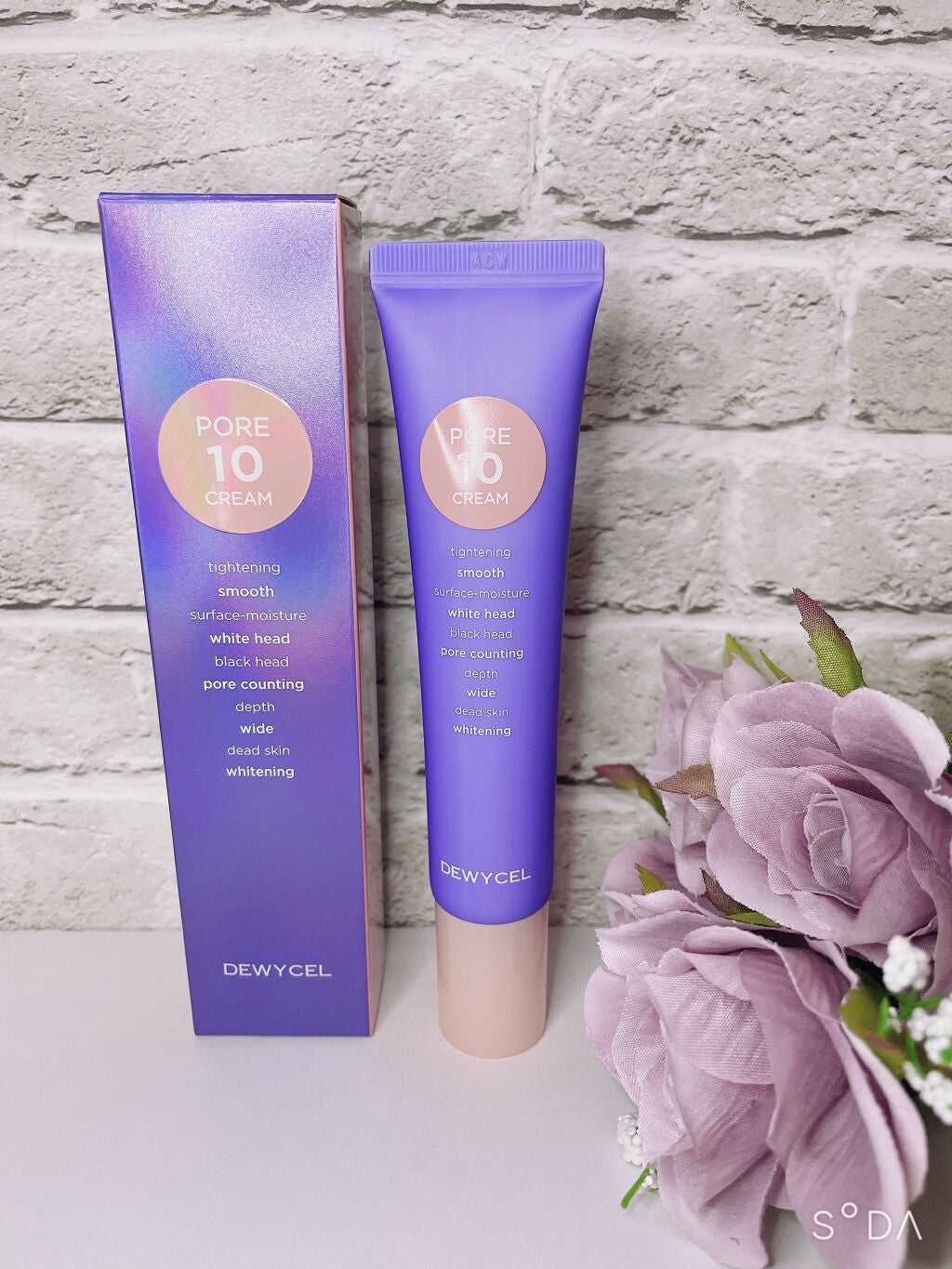 ポアーテンクリーム/DEWYCEL/化粧下地を使ったクチコミ(1枚目)