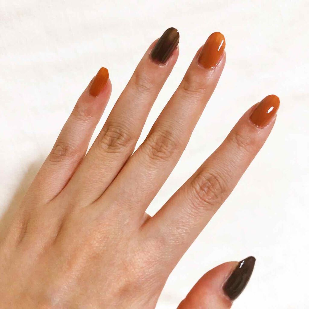 ネイルホリック Earth color BR309/ネイルホリック/マニキュアを使ったクチコミ（2枚目）