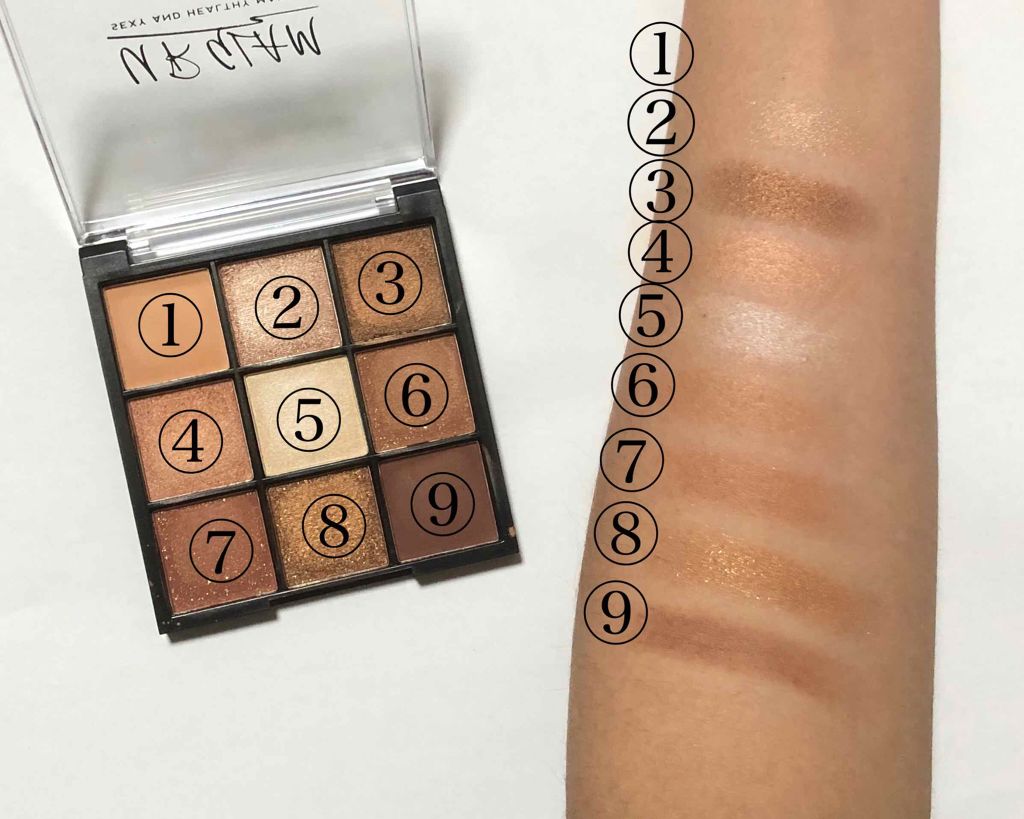 UR GLAM BLOOMING EYE COLOR PALETTE/U R GLAM/アイシャドウパレットを使ったクチコミ(2枚目)