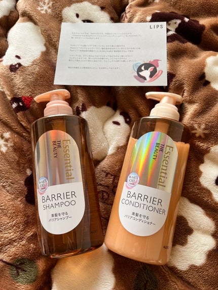 ザビューティ 髪のキメ美容素髪を守る バリアシャンプー/コンディショナー/エッセンシャル/シャンプー・コンディショナーを使ったクチコミ(1枚目)