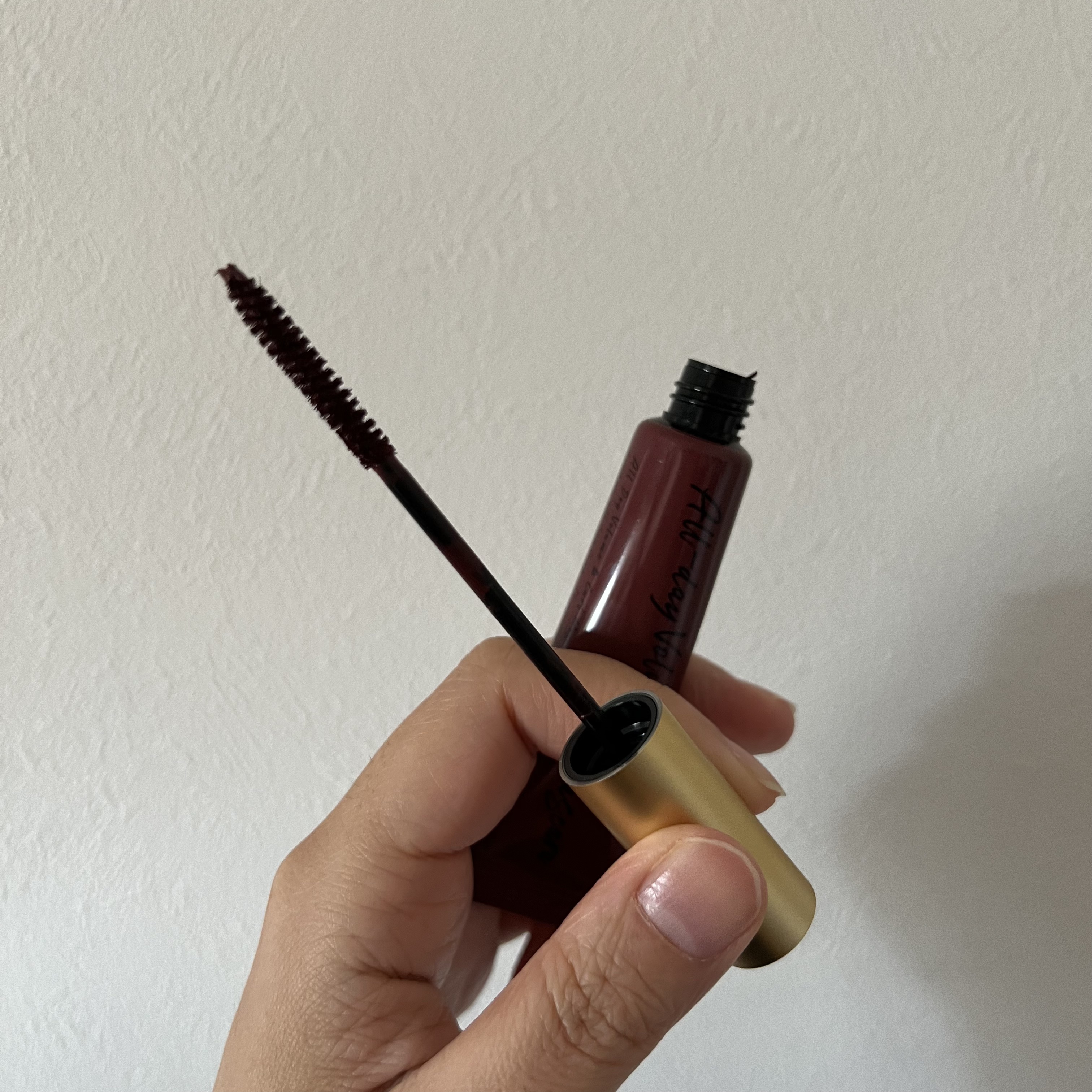 オールデイ ボリュームアンドカールマスカラ ローズブラウン/Milk Touch/マスカラを使ったクチコミ（2枚目）