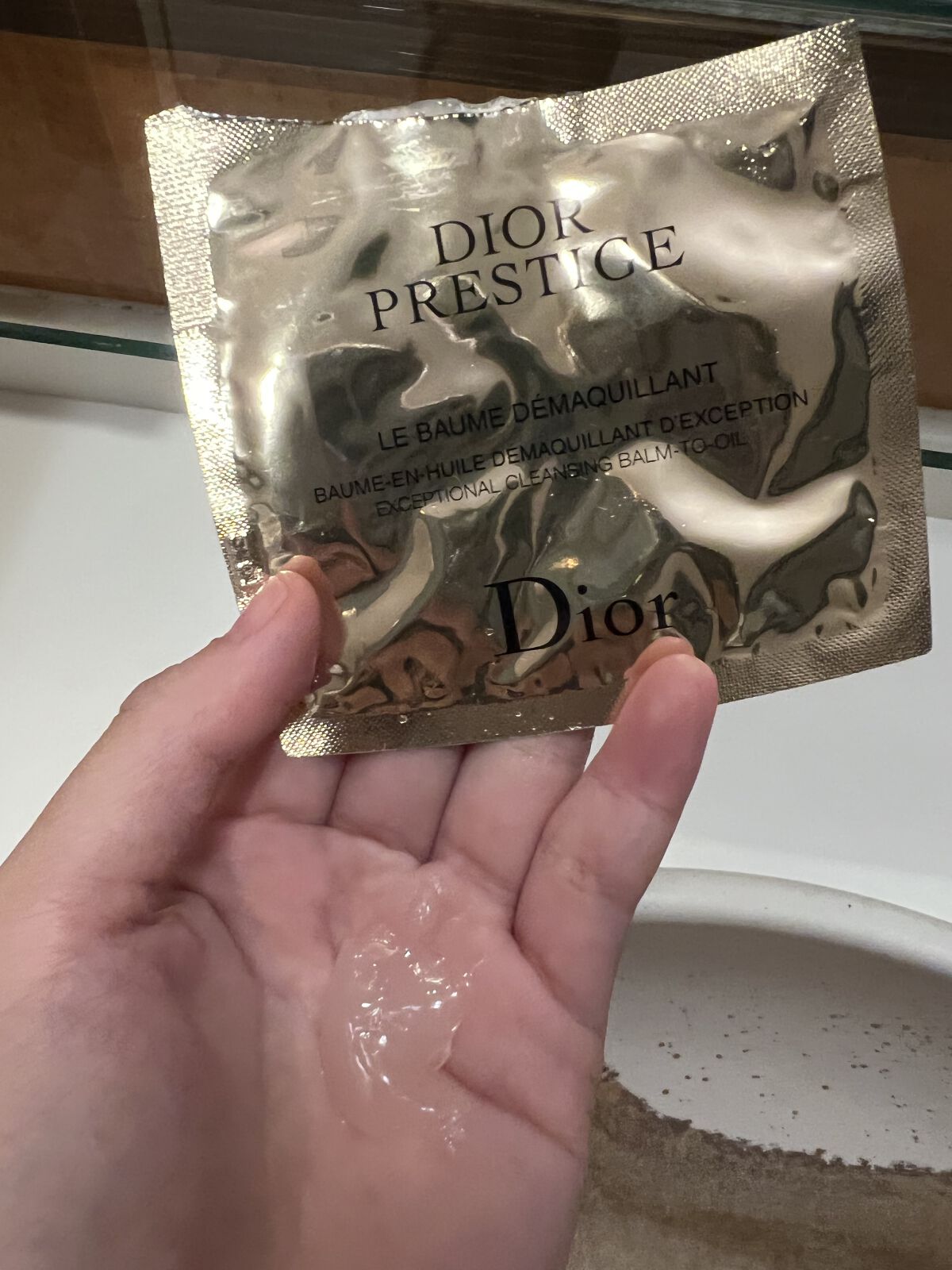 プレステージ ル バーム デマキヤント/Dior/クレンジングバームを使ったクチコミ（2枚目）