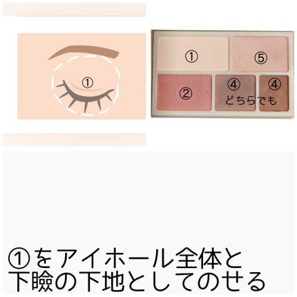 パーフェクトマルチアイズ/キャンメイク/アイシャドウパレットを使ったクチコミ(3枚目)