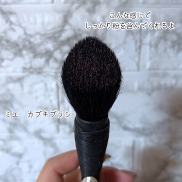 NARS ミエ カブキブラシのクチコミ「こんにちは　Lemiです💄

大人気　Ririmew のチークと相性抜群な
チークブラシがあり.....」（2枚目）