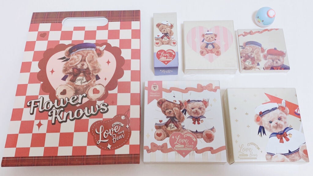 Love Bear 9色 アイシャドウパレット/FlowerKnows/アイシャドウパレットを使ったクチコミ(8枚目)