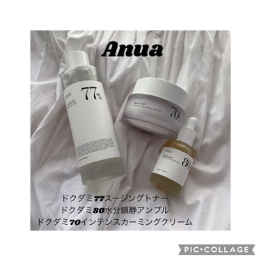 ＼Anua／

・ドクダミ77スージングトナー250ml
・ドクダミ80水分鎮静アンプル30ml
・ドクダミ70インテンスカーミング
クリーム50ml

ドクダミエキスがたっぷり入った、ニキビ改善やお肌