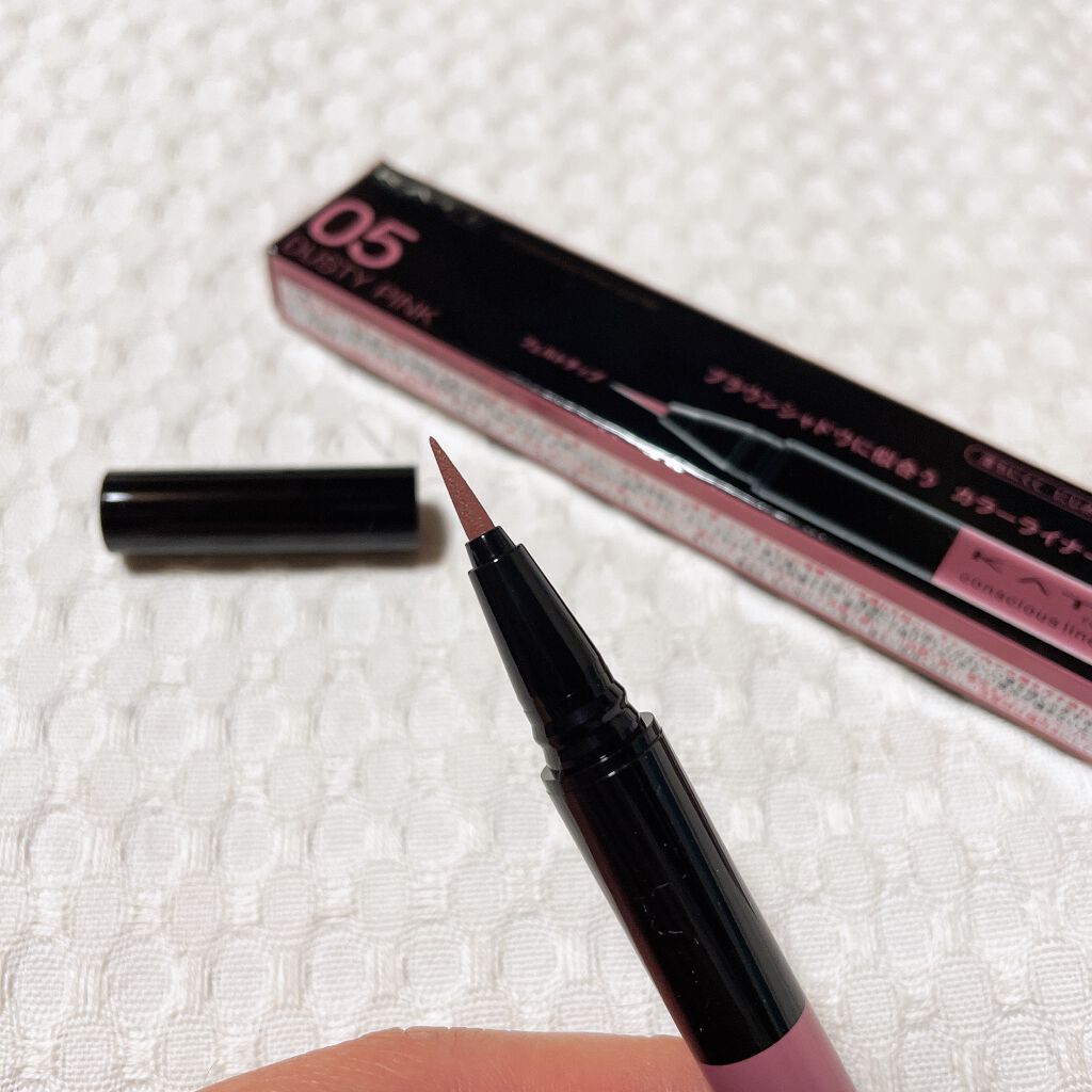 コンシャスライナーカラー/KATE/リキッドアイライナーを使ったクチコミ（2枚目）