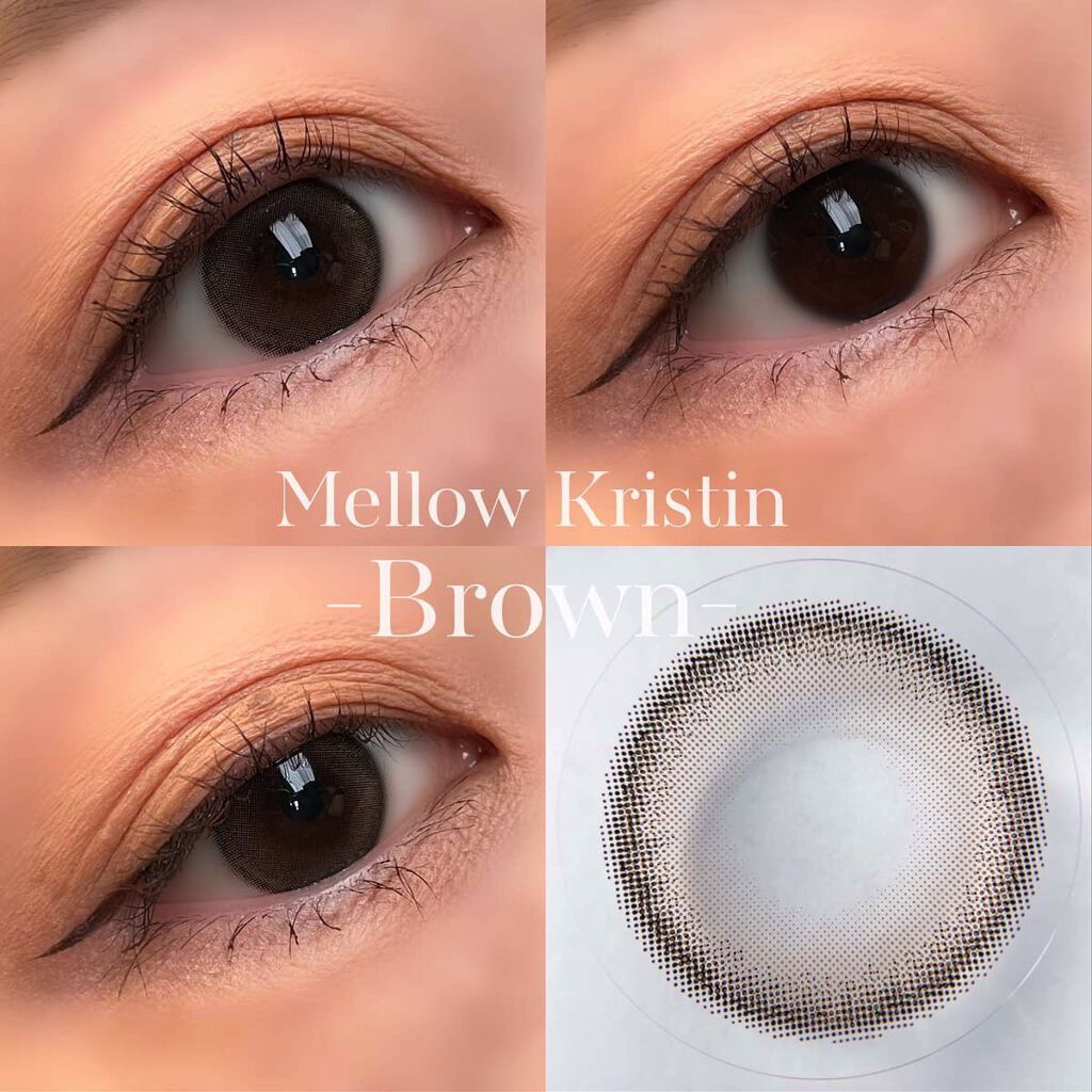 Mellow Kristin/Hapa kristin/カラーコンタクトレンズを使ったクチコミ（3枚目）