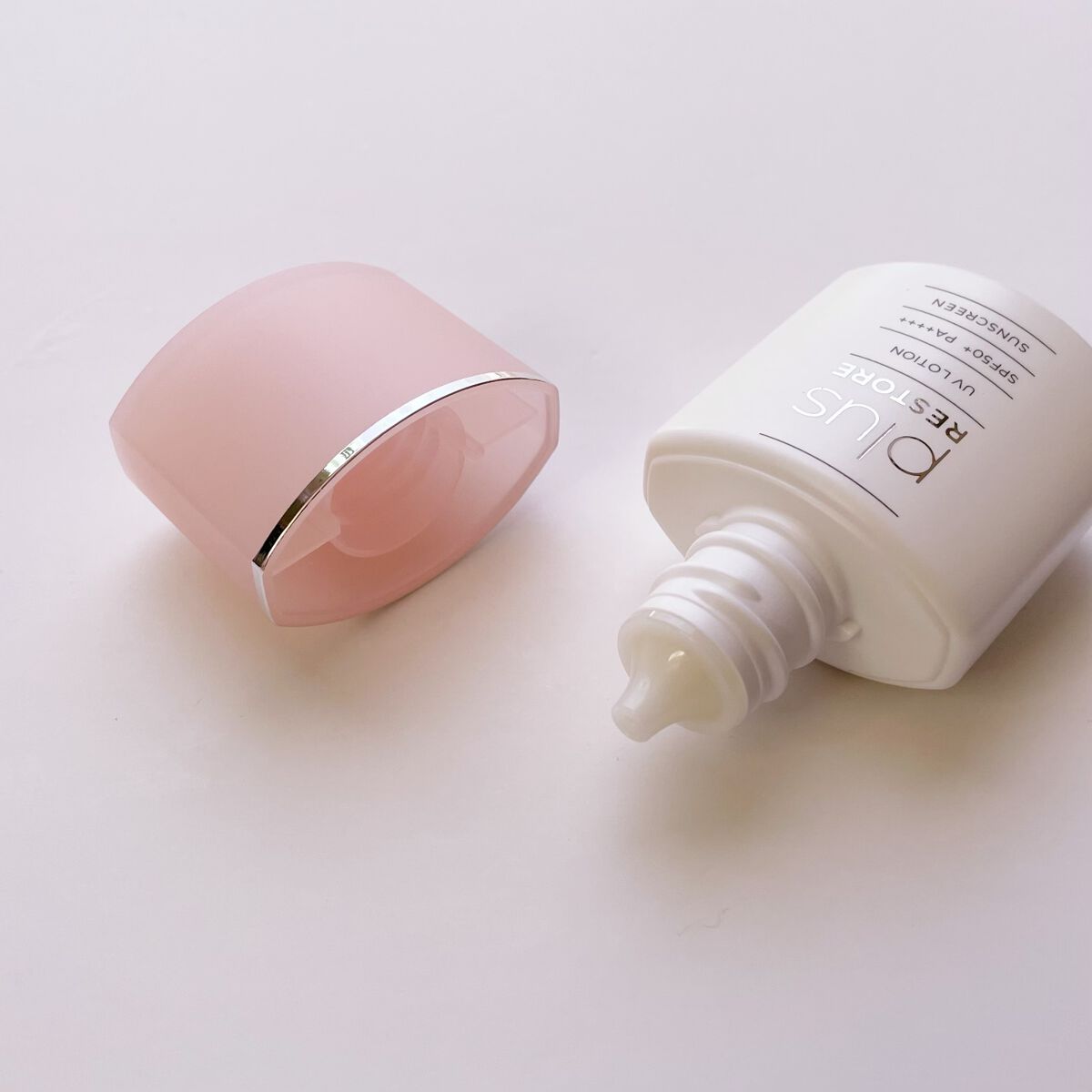 UVローション/PLUSRESTORE/日焼け止めローションを使ったクチコミ(3枚目)