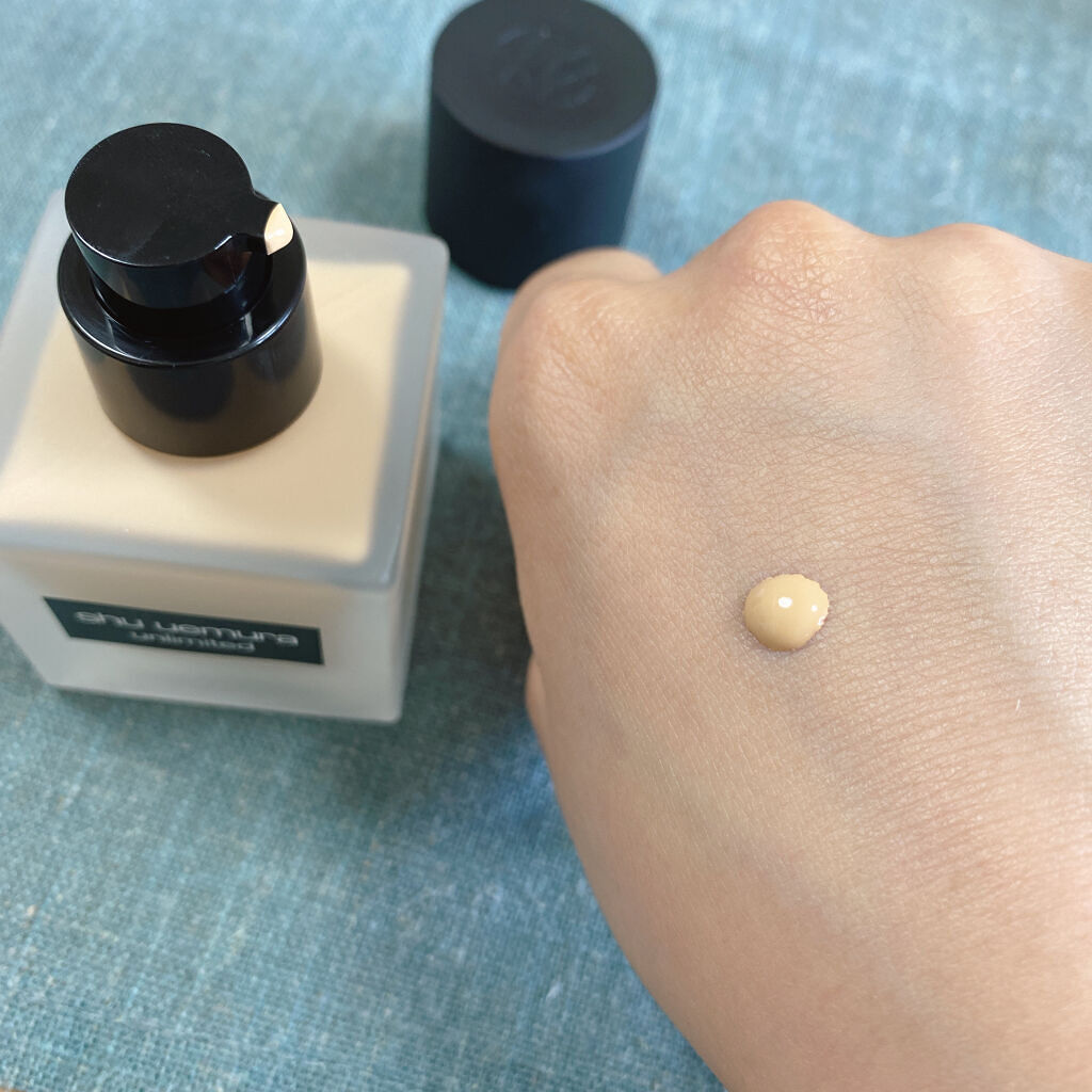 （旧）アンリミテッド ラスティング フルイド/shu uemura/リキッドファンデーションを使ったクチコミ（2枚目）