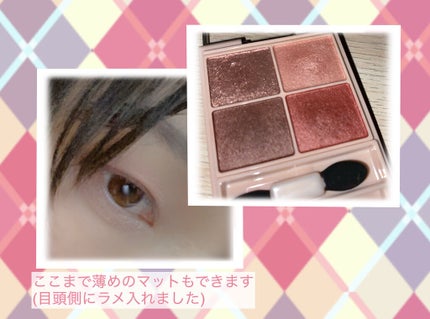 シルキースフレアイズ(マットタイプ)/キャンメイク/アイシャドウパレットを使ったクチコミ(4枚目)