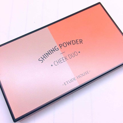 シャイニングパウダーチークデュオ/ETUDE/パウダーチークを使ったクチコミ(1枚目)