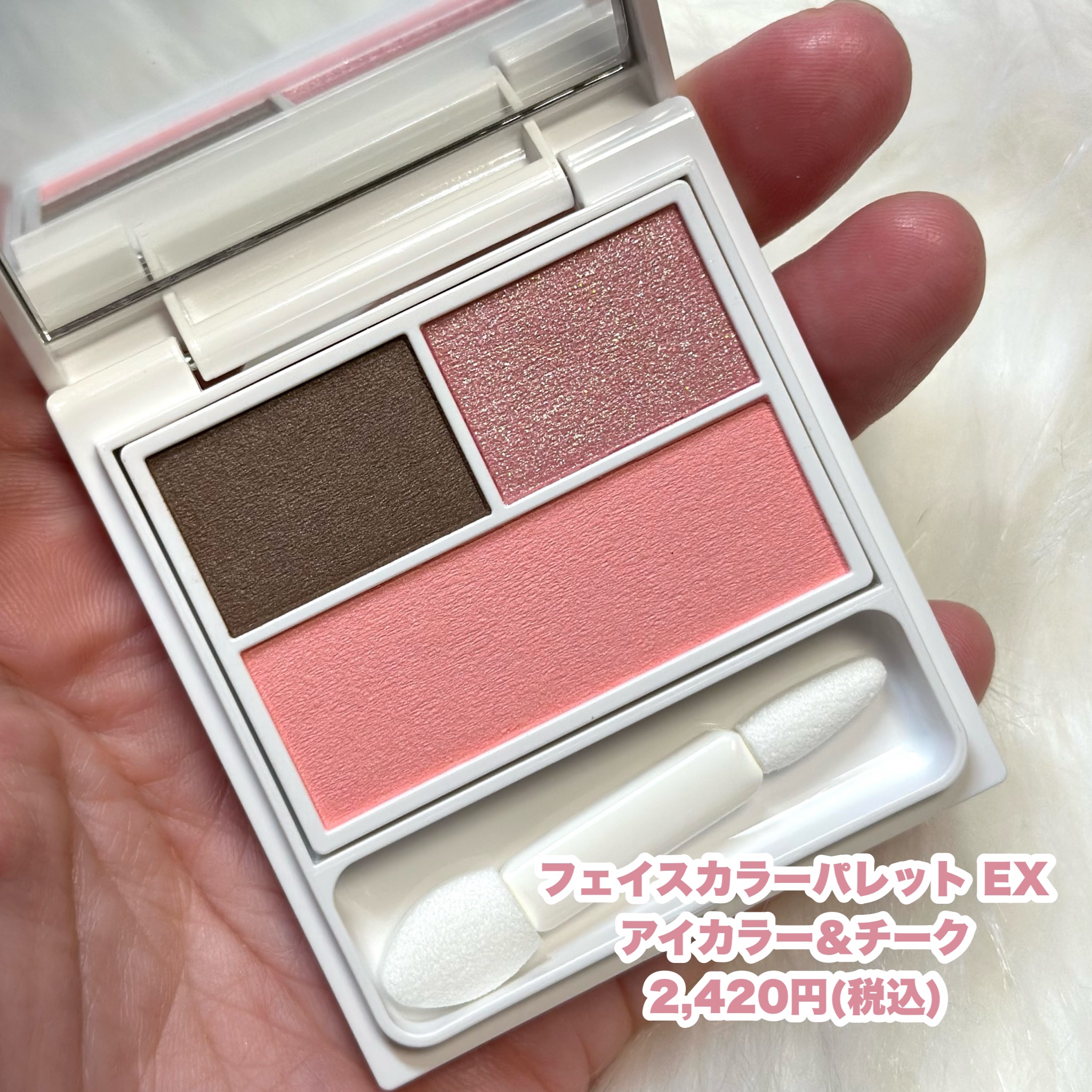 フェイスカラーパレットEX/チャコット・コスメティクス/アイシャドウパレットを使ったクチコミ（3枚目）