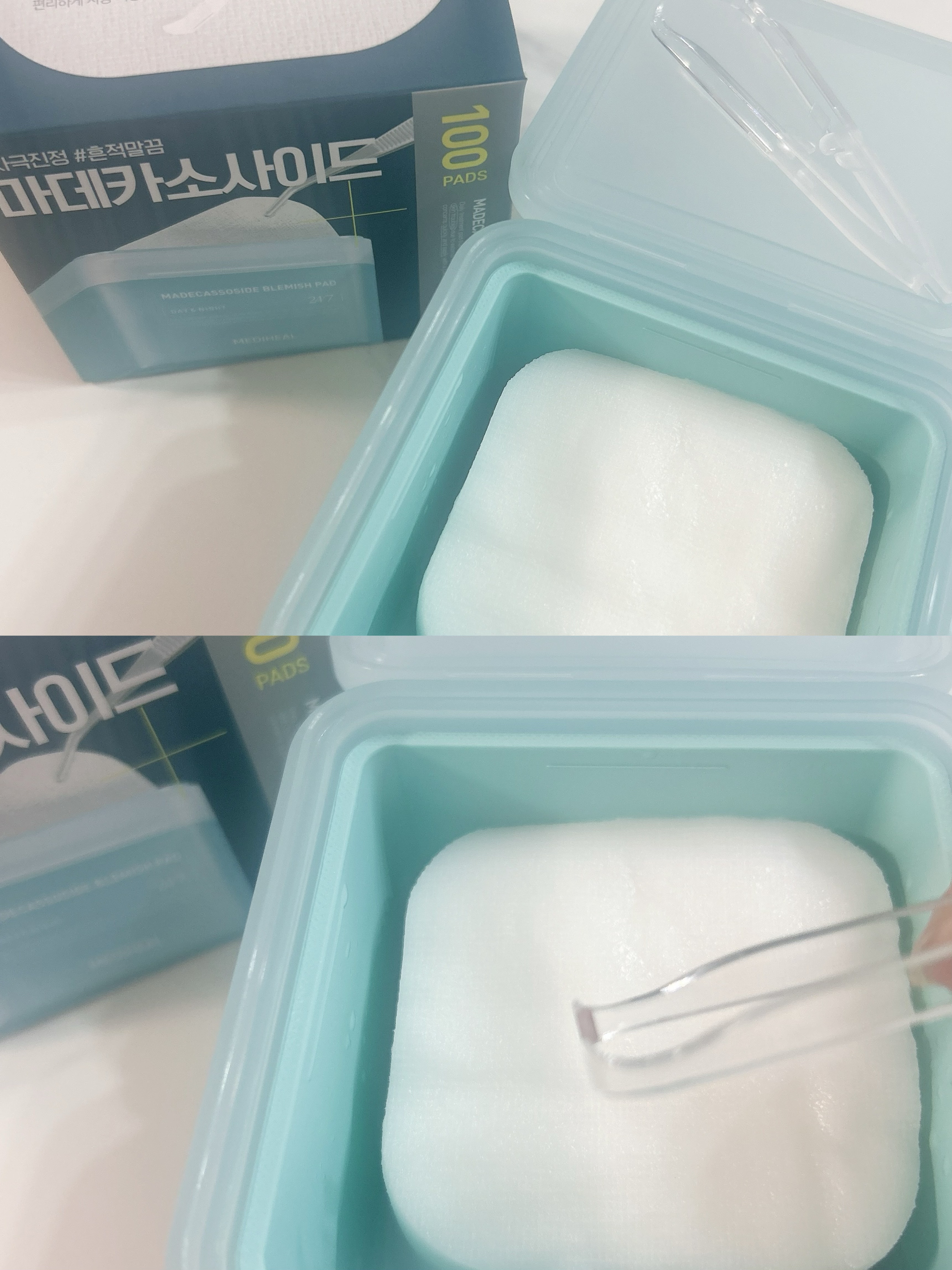 マデカソサイド ブレミッシュパッド/MEDIHEAL/トナーパッドを使ったクチコミ（2枚目）