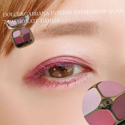 フェリンアイズ インテンスアイシャドウ クアッド/DOLCE&GABBANA BEAUTY/アイシャドウパレットを使ったクチコミ(2枚目)