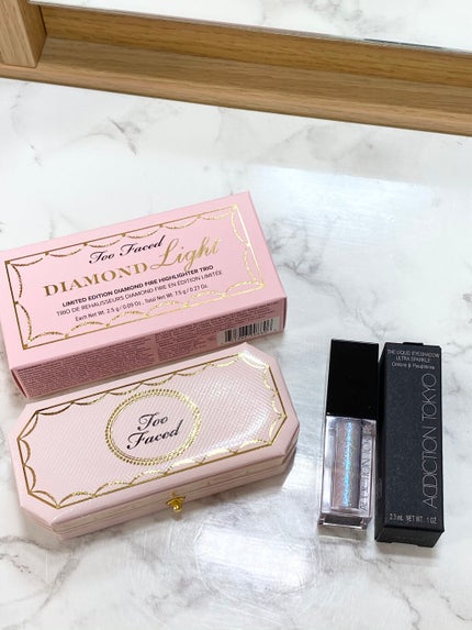 ~ダイヤモンドライト シリーズ~ マルチユース ハイライター トリオ/Too Faced/パウダーハイライトを使ったクチコミ(1枚目)