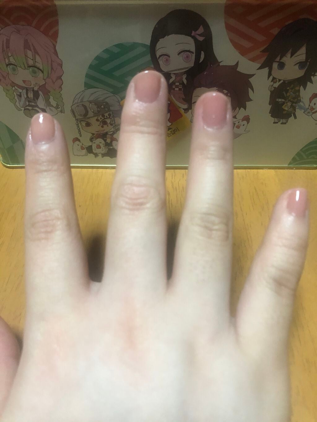 しょーこ on LIPS 「久しぶりのネイル💅🏼やわやわの爪を補強するために久しぶりにネイ..」(3枚目)