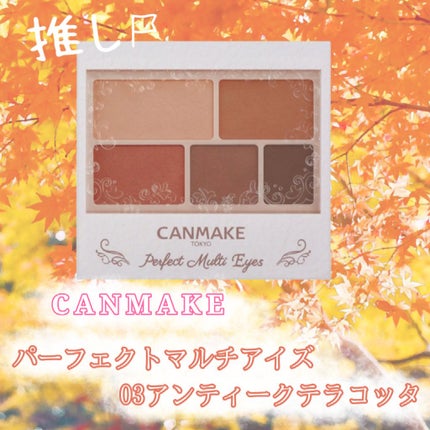 パーフェクトマルチアイズ/キャンメイク/アイシャドウパレットを使ったクチコミ(1枚目)