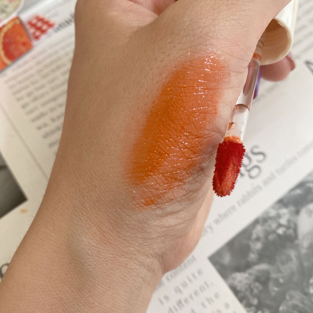 アピュー ジューシーパン スパークリングティント/A’pieu/口紅を使ったクチコミ(2枚目)