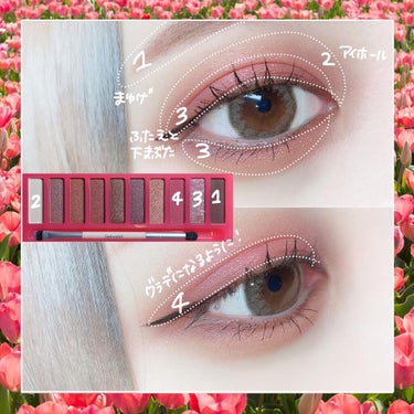 ゆっちゃん on LIPS 「チェリーメイク盛れた🍒◽️EyeshadowPaletteCH..」（2枚目）