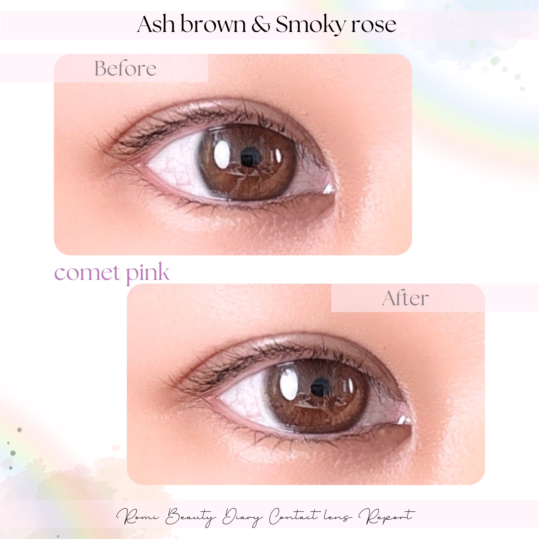 ramurie ラムリエ コメットピンク/ramurie/ワンデー（１DAY）カラコンを使ったクチコミ（3枚目）