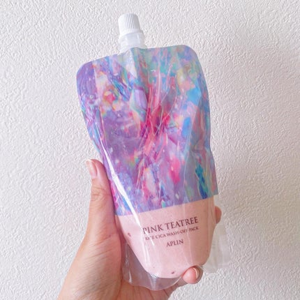 ピンクティーツリーライスシカウォッシュオフパック/APLIN/洗い流すパック・マスクを使ったクチコミ(1枚目)