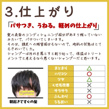 モイストクレンズシャンプー/モイストスリークトリートメント/JOEARO/市販シャンプーを使ったクチコミ(4枚目)