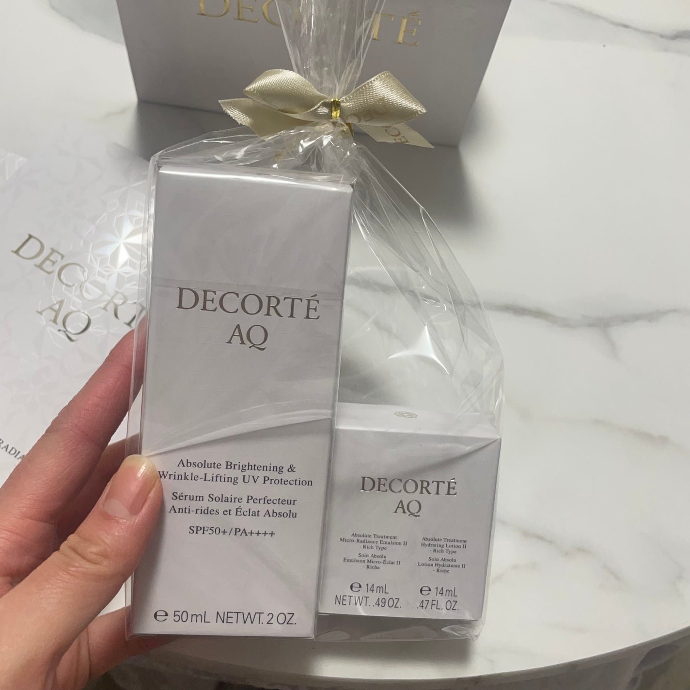 AQ アブソリュート UV プロテクション ブライトニング & リンクル/DECORTÉ/日焼け止めローションを使ったクチコミ(2枚目)