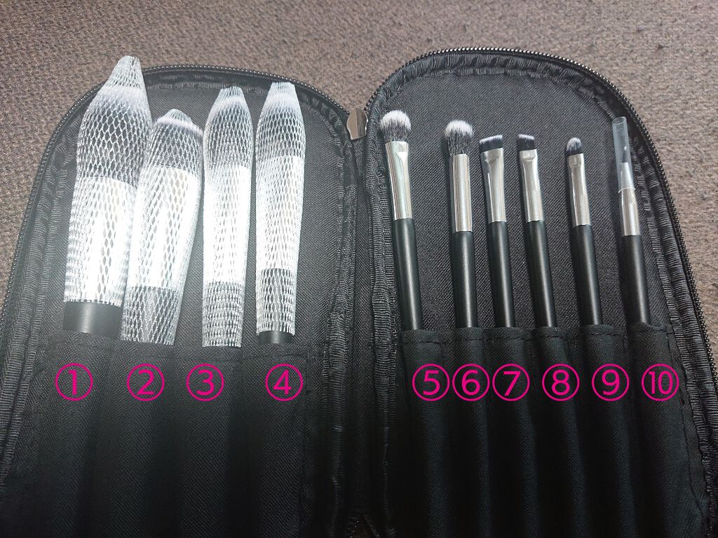 メイクブラシセット/DUcare/メイクブラシを使ったクチコミ（2枚目）