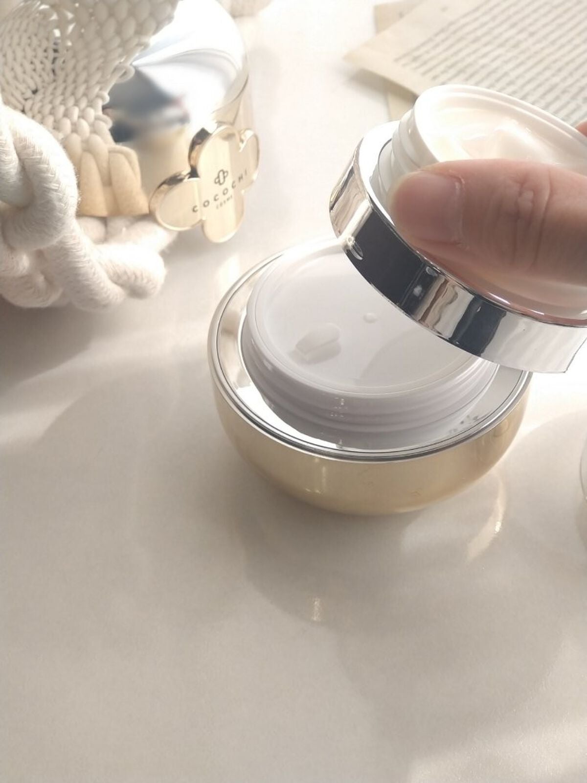 フェイシャル エッセンス クリームマスク/COCOCHI/フェイスクリームを使ったクチコミ(4枚目)