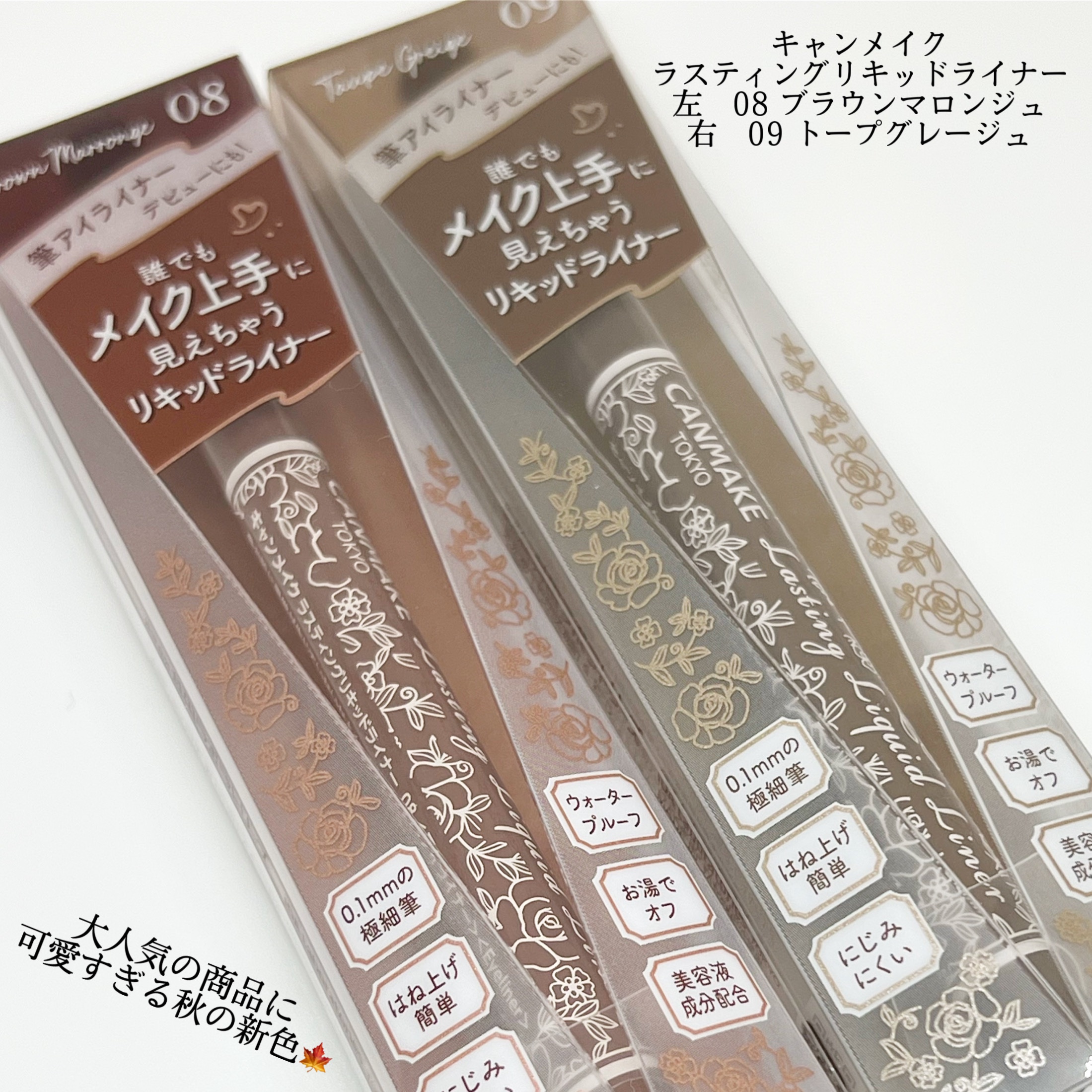 ラスティングリキッドライナー/キャンメイク/リキッドアイライナーを使ったクチコミ（2枚目）